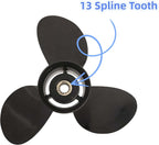 Propeller Compatible for Johnson Evinrude OMC V4 Outboard 40-140 HP
