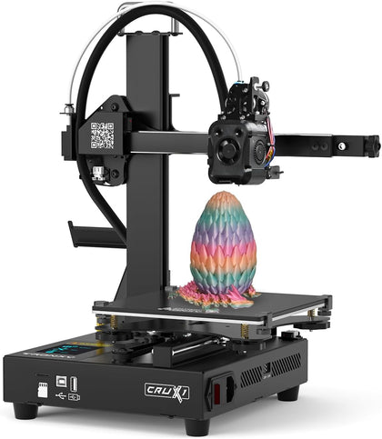 Small High Speed 3D Printer, CRUX 1S Desktop Mini 3D Printer for Beginners, Proximal Printhead with Dual-axis Metal