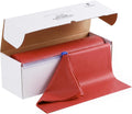 54 Inch x 300 Feet Red Plastic Tablecloth Roll with Cutter Box