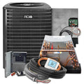 3 Ton 14.3 SEER2 Mobile Home Heat Pump Unit & Coil AC System, 30' Kit