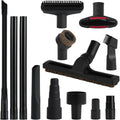 Universal Vacuum Attachments Kits for Shop Vac, 2 1/2" to 1 1/4" Vacuum Adapter, 1 7/8" to 1" Hose Adapter Dust Brush