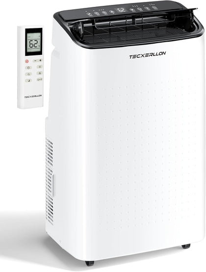 15,000 BTU Portable Air Conditioner for Large Room up to 800 Sq. Ft., Quiet 48dB 4-in-1 AC Unit with Dehumidifier