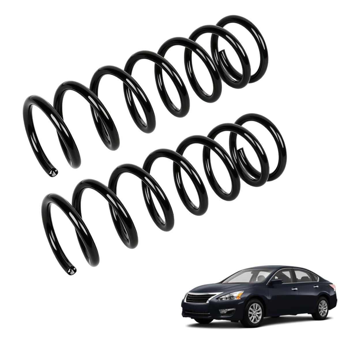 2Pcs Rear Coil Spring Suspension Compatible with Nissan Altima 2.5L 3.5L 2013 2014 2015 2016 Replace for 55020-3TA0C 55020-3TA0B
