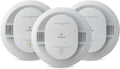 Smoke and Carbon Monoxide Detector, AA Battery Powered with LED Status Lights, 85 dB Alarm, 5 inches, 30CUDR, 3 Pack