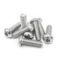 5/16-18 x 1" Button Head Socket Cap Bolts Screws, 304 Stainless Steel 18-8, Full Thread, Coarse Thread, Allen Hex Drive, 20 PCS