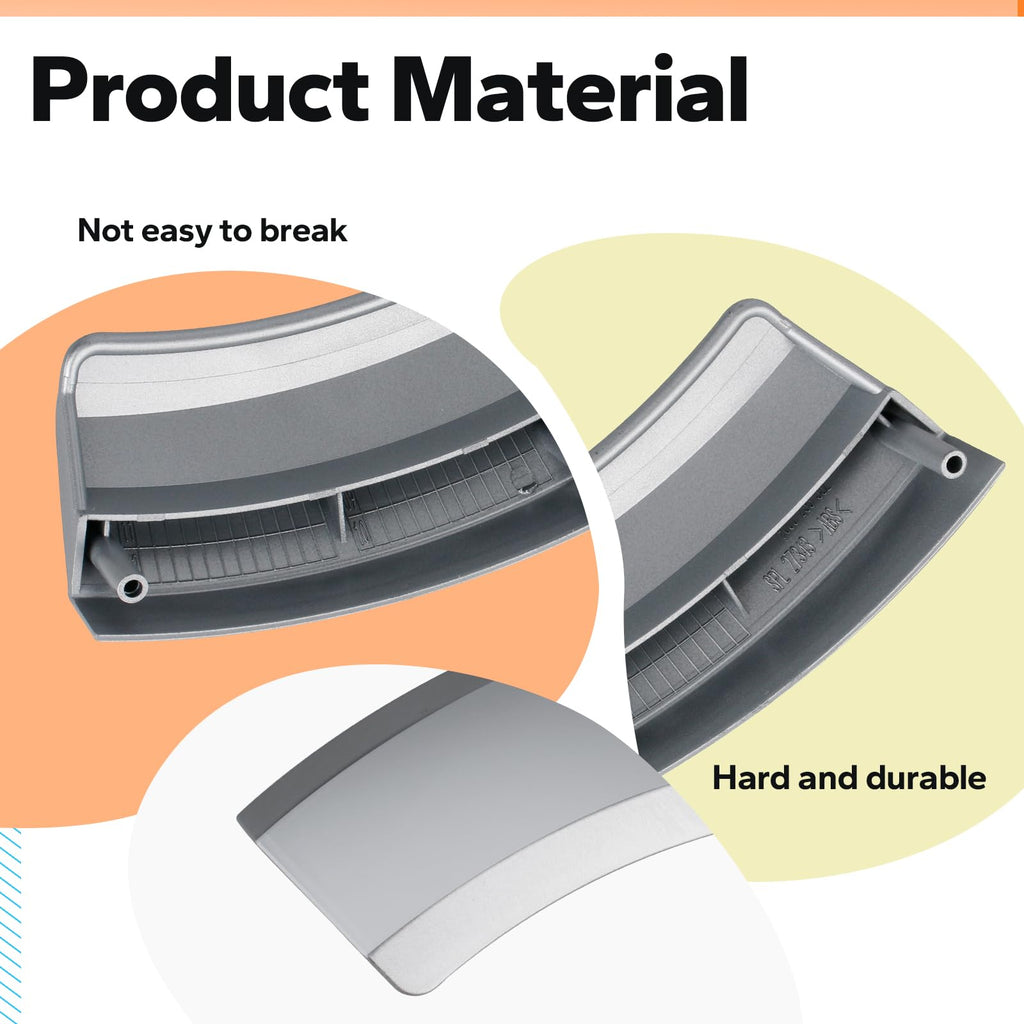 Dryer Door Handle for Appliance Clothes Dryer Door Handle Silver 1 Pack