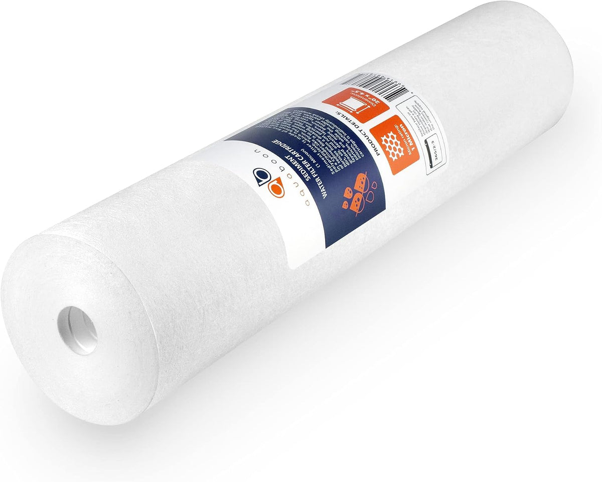 Aquaboon 1 Micron 20 x 4.5 Sediment Water Filter Replacement 2-Pack