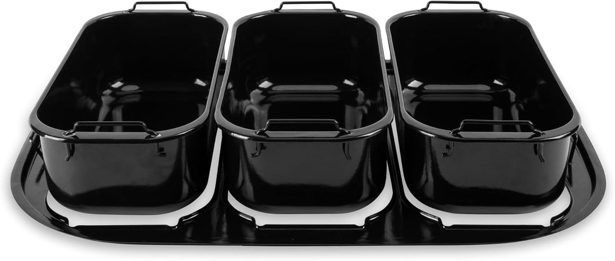 Triple Buffet Server Accessory for Aroma 18-Qt., 20-Qt., and 22-Qt. Roaster Ovens