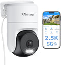 Pan/Tilt Outdoor Security Camera, 2.5K 4MP WiFi Home CCTV Camera, 360° View & Motion Tracking, Color Night Vision