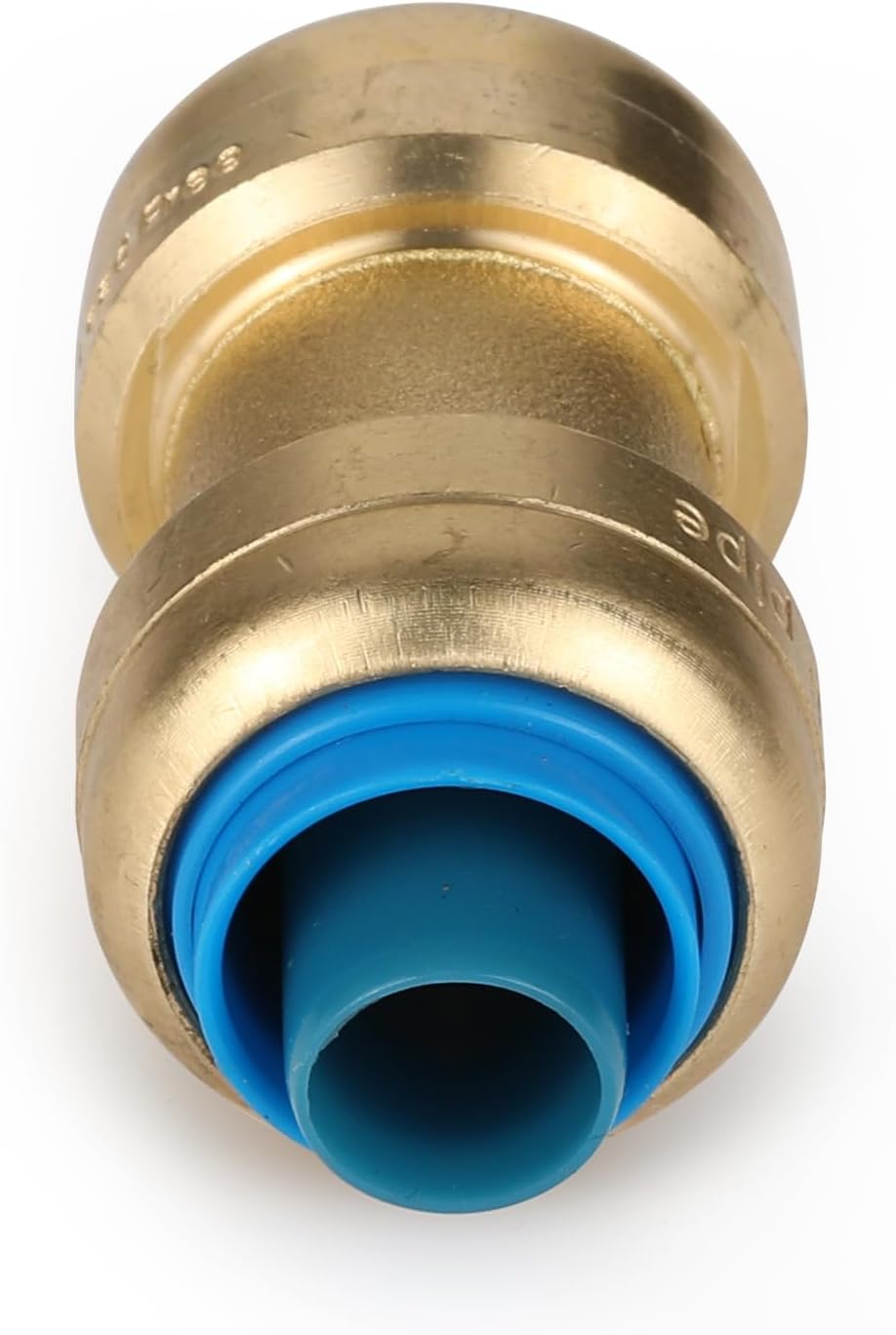 (Pack of 2) EFIELD Push Fit Fittings 1/2" Push Fit x 1/2" PB (polybutylene) Conversion Coupling with a Disconnect