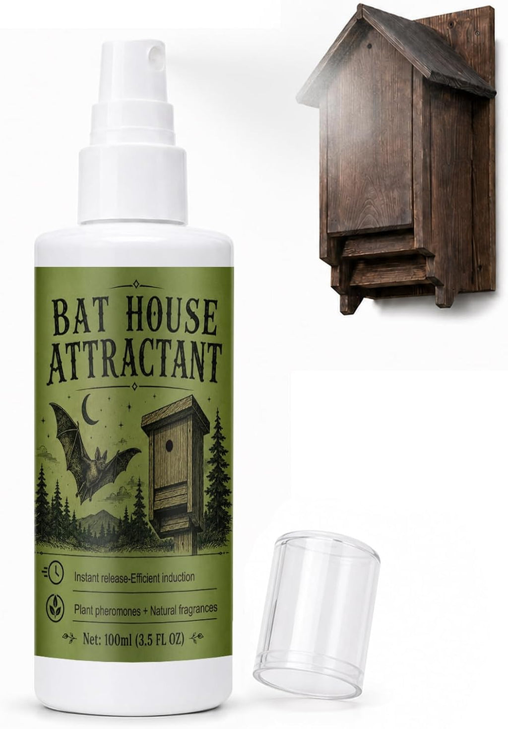 Bat Attractant Spray for Bat House, Simulated Smell, 100ml