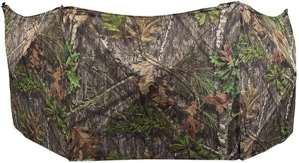 Throwdown Ground 3D Leafy Die-Cut Camo Ultra-Compact Easy-Setup Three-Panel Low-Noise Run-and-Gun 2-Person Hunting Blind