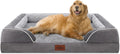 Orthopedic Dog Bed for Extra Large Dogs 42x30 Inch, Waterproof Egg Crate Foam XL Pet Bed with Removable Bolsters, Dog