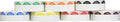 Drinkstuff Food Label Day Dots Full Week 1000 White Round Paper or Plastic Labels