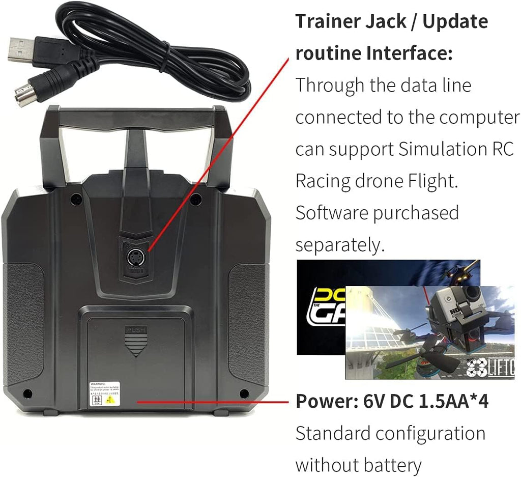 Flysky FS-i6X 6-10CH RC Transmitter and FS-iA6B Receiver 6CH 2.4GHz | i-Bus 10 Channels or PWM 6CH 2.4GHz AFHDS2A