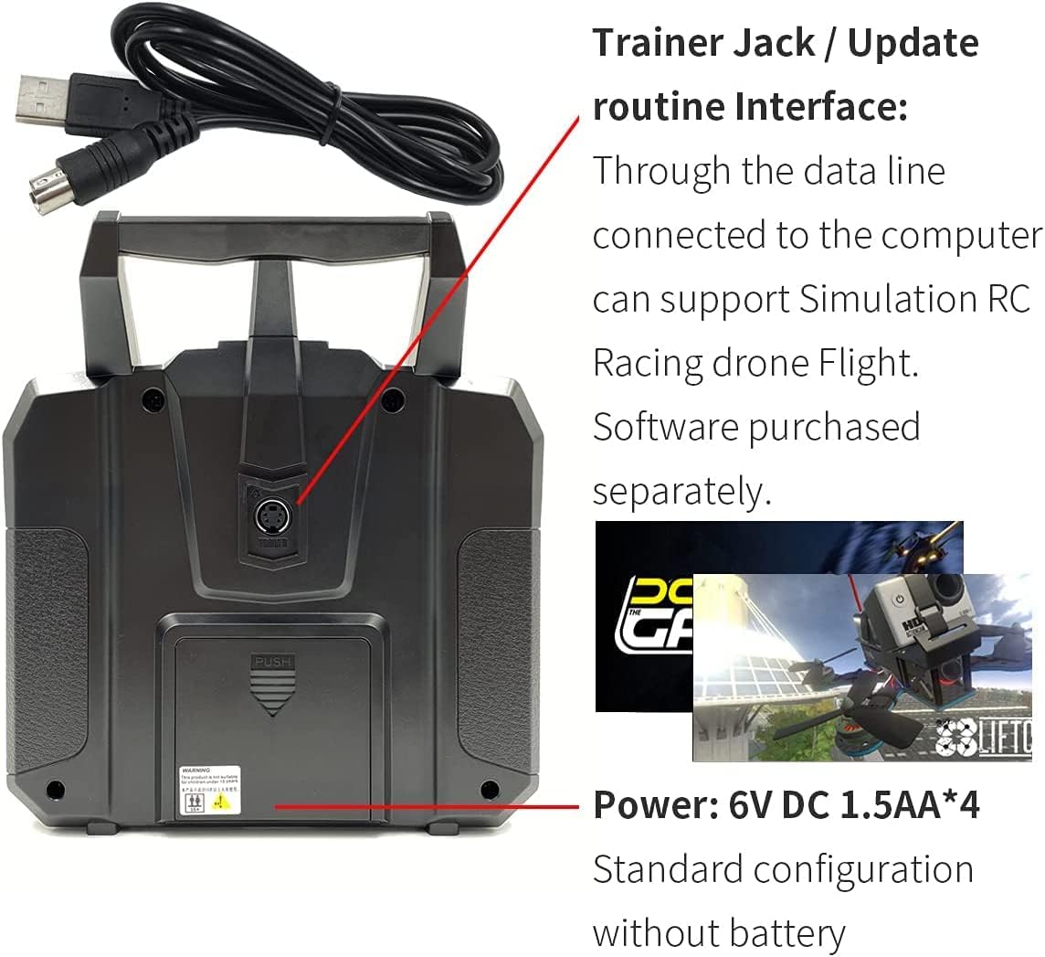 Flysky FS-i6X 6-10CH RC Transmitter and FS-iA6B Receiver 6CH 2.4GHz | i-Bus 10 Channels or PWM 6CH 2.4GHz AFHDS2A