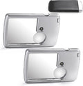 3X 6X Loupe Magnifier Magnifying Glass Pocket Coin Jewelers Supplies | 2 Pcs,3X,6X,slide-out,eye loupe,with