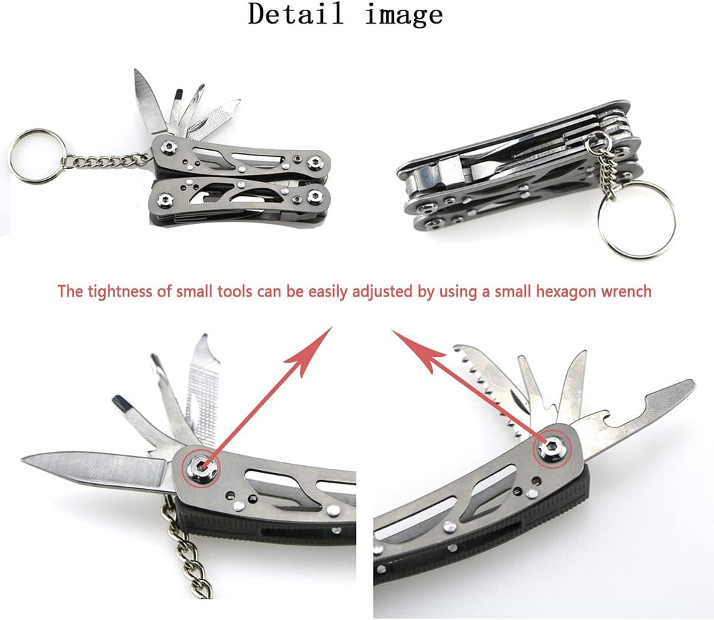 Small Multitool Pliers,Outdoor Pocket Multitools Mini Pliers | Best Gifts for Mens, Boys, Birthdays, Christmas