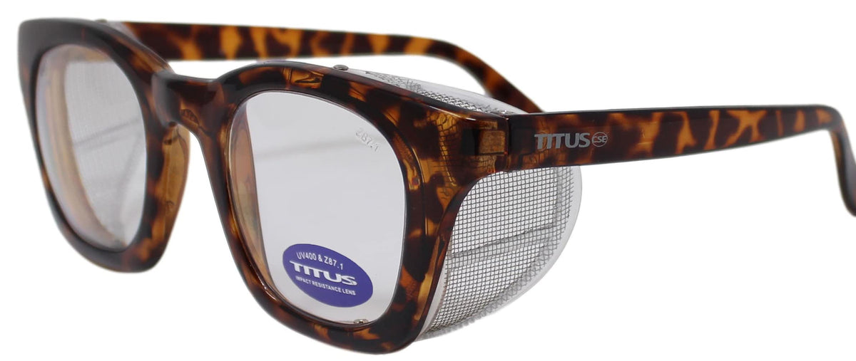 G12 Retro Style Safety Glasses with Folding Side Shield