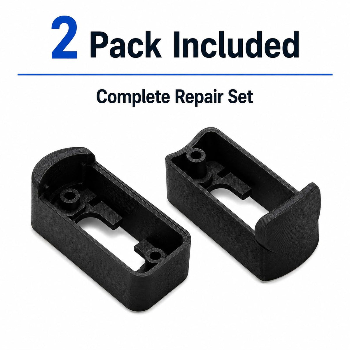 Refrigerator Handle Repair Tabs, Compatible with GE GNE25JSKCFSS, 2-Pack