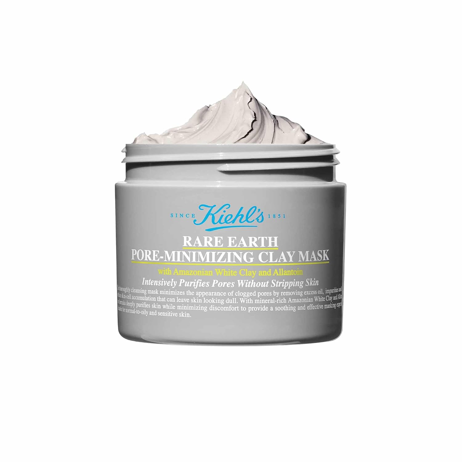 Rare Earth Clay Face Mask - Minimizes Pores - Facial Mask | Clarifying Mask for Clogged Pores - With Amazonian White