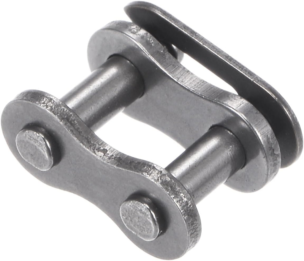 uxcell 6Pcs #25 Chain Master Connector Link Roller, 1/4" Pitch Carbon Steel, Standard Connecting Split Links for 04C Chain