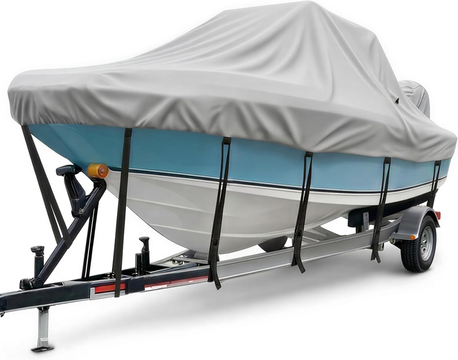 T Top Boat Cover 22-24 FT, Fits T-Top Roof Boats up to 106" Beam | Boat Cover for Center Console Boat, 1200D Heavy