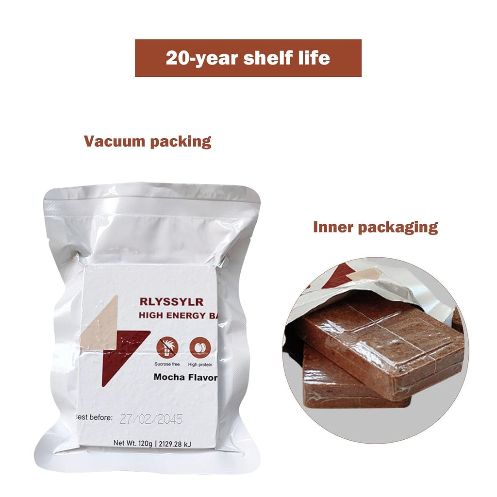 Emergency Food Ration Bars 3/10 Pack,Sugar-free Emergency Meals Ration Bars,2025 Long Shelf Life Emergency Supplies