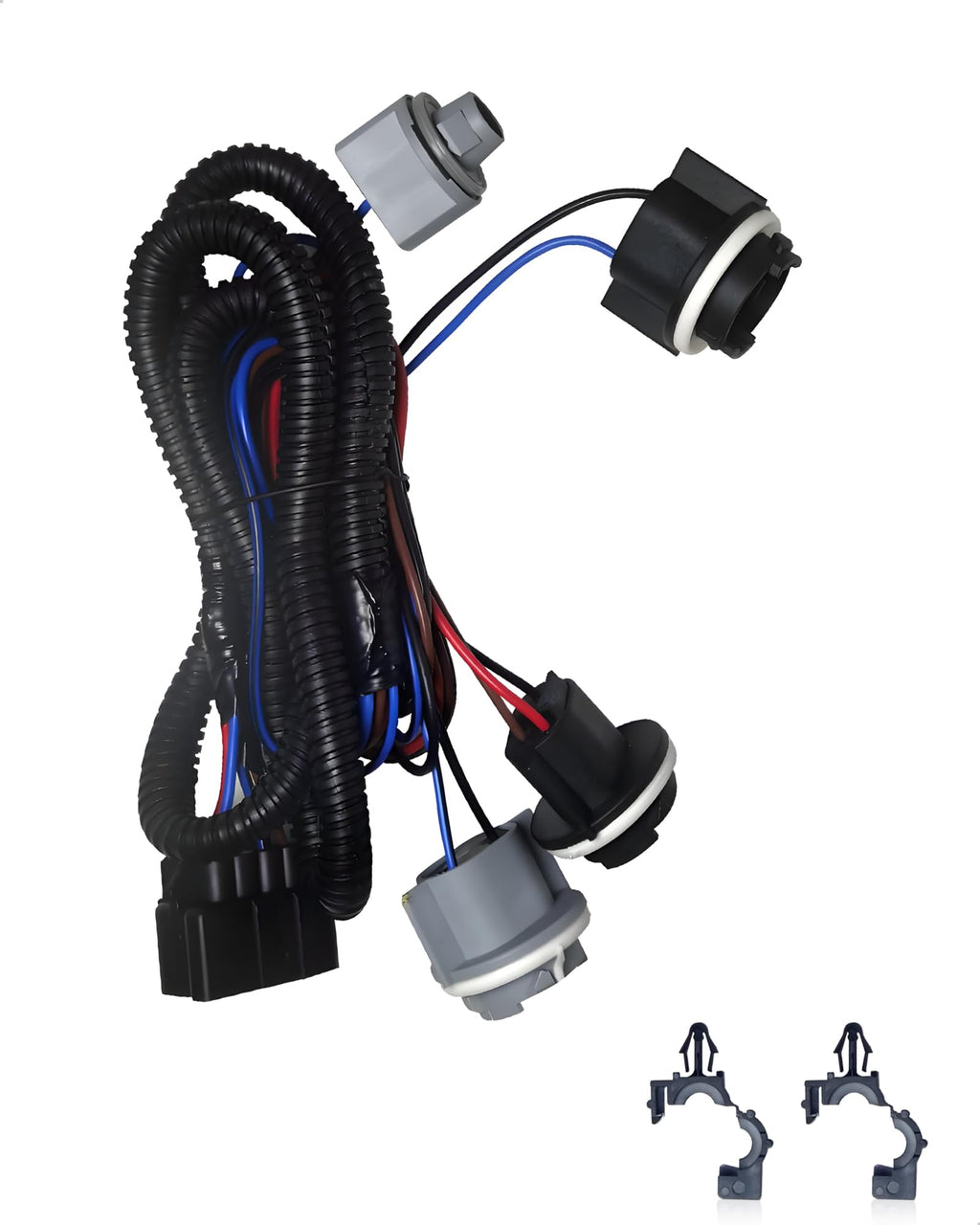 Amblee Driver Side Tail Lamp Harness Compatible with 03-07 Chevy Silverado