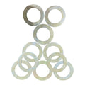 Bucket Pin Shims Washers Size 80mm x 50mm x 2mm 823/00220, Set of 10 Pcs Fits and Compatible with Various Earthmoving Machines and Excavator Machine