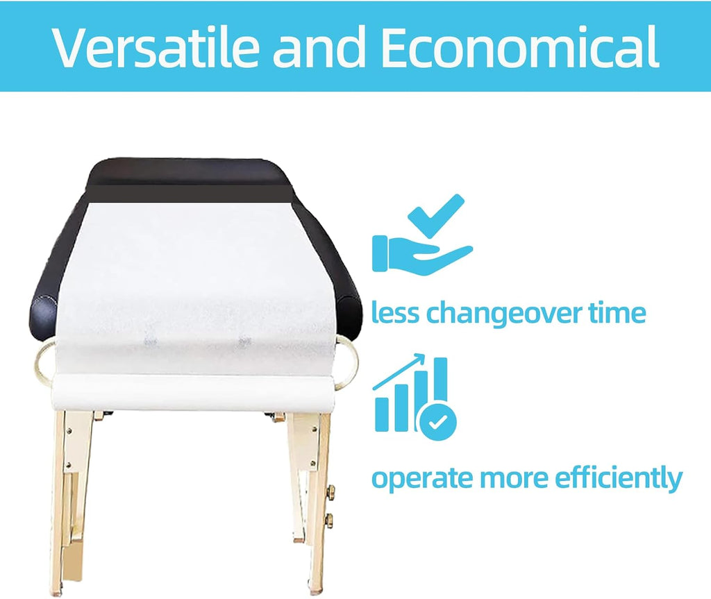 Exam Table Paper, Crepe Table Paper 21 in X 125 ft, Case of 12 Rolls-Barrier Protection-Independent Plastic