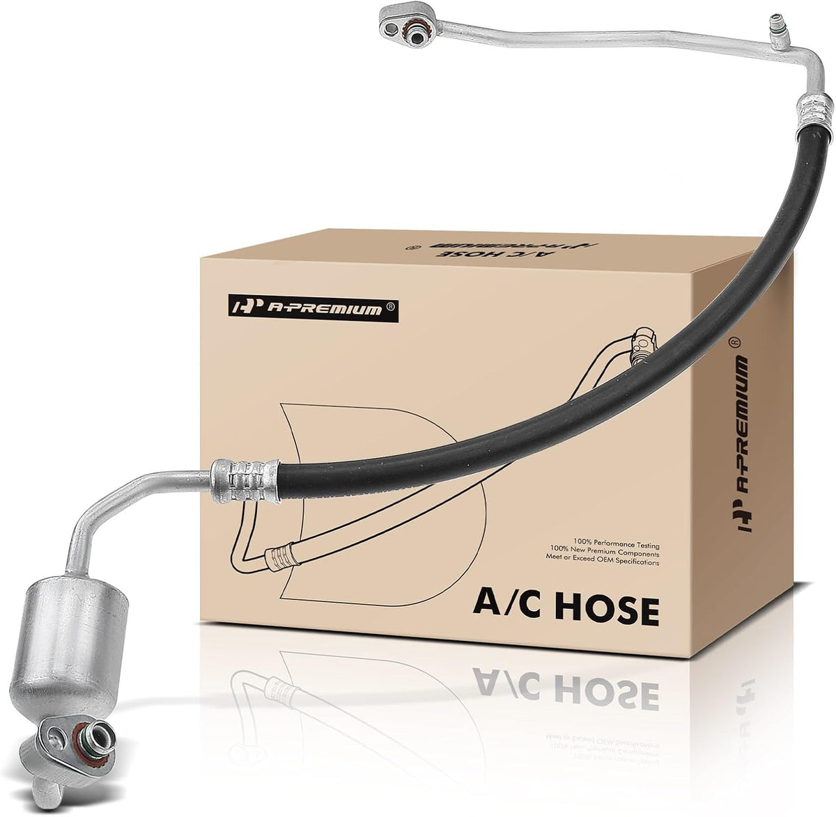 A-Premium A/C Discharge Line Hose Assembly Compatible with Ford F-150