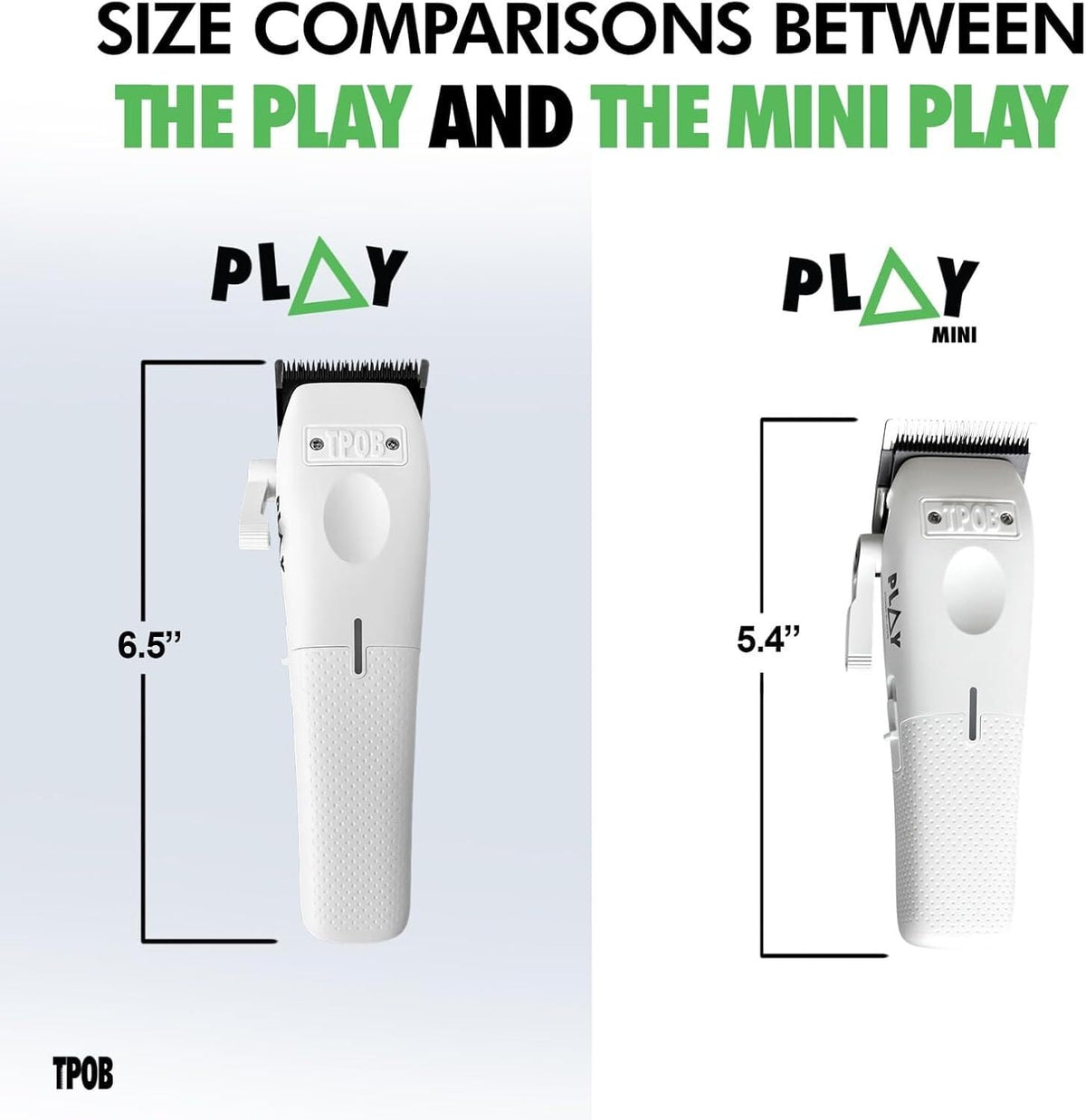 Mini Play Professional Hair Clippers Without Charge Stand (Black)
