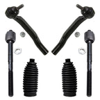 Detroit Axle - Front 6pc Tie Rods Kit for 04-10 Toyota Sienna