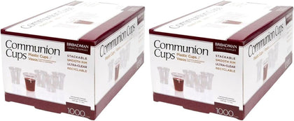 Broadman Plastic, Disposable, Recyclable Communion Cups, 2000 Count