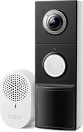 2K+ Wired or Battery Powered Smart Video Doorbell with Chime - 180° Field of View, Person/Vehicle/Package Detection