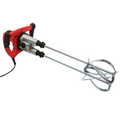 2800W Handheld Electric Concrete Mixer with Dual Paddle,6 Speed