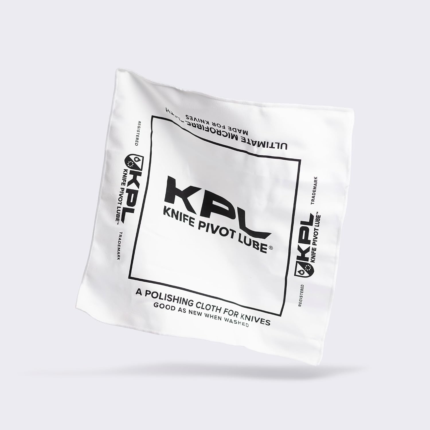 KPL Ultimate Microfiber Cloth - Polishing Pocket Knife Handkerchief for Cleaning Knives, Premium Knife Oil Cloth for