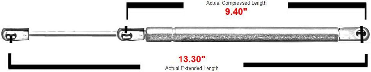 2 Pcs Front Hood Lift Supports Struts Shocks Gas Spring 4478 Fit for 1997-2006 Ford Expedition, 1997-2004 F-150, 1995-2004 F-250, 4478 SG404016