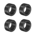 uxcell 4pcs Set-Screw Collars 10mm Bore, 1045 Steel Shaft Collars, 16mm OD, 8mm Width Axle Collar Clamp for Linear Rod Shaft Guide
