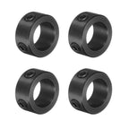 uxcell 4pcs Set-Screw Collars 10mm Bore, 1045 Steel Shaft Collars, 16mm OD, 8mm Width Axle Collar Clamp for Linear Rod Shaft Guide
