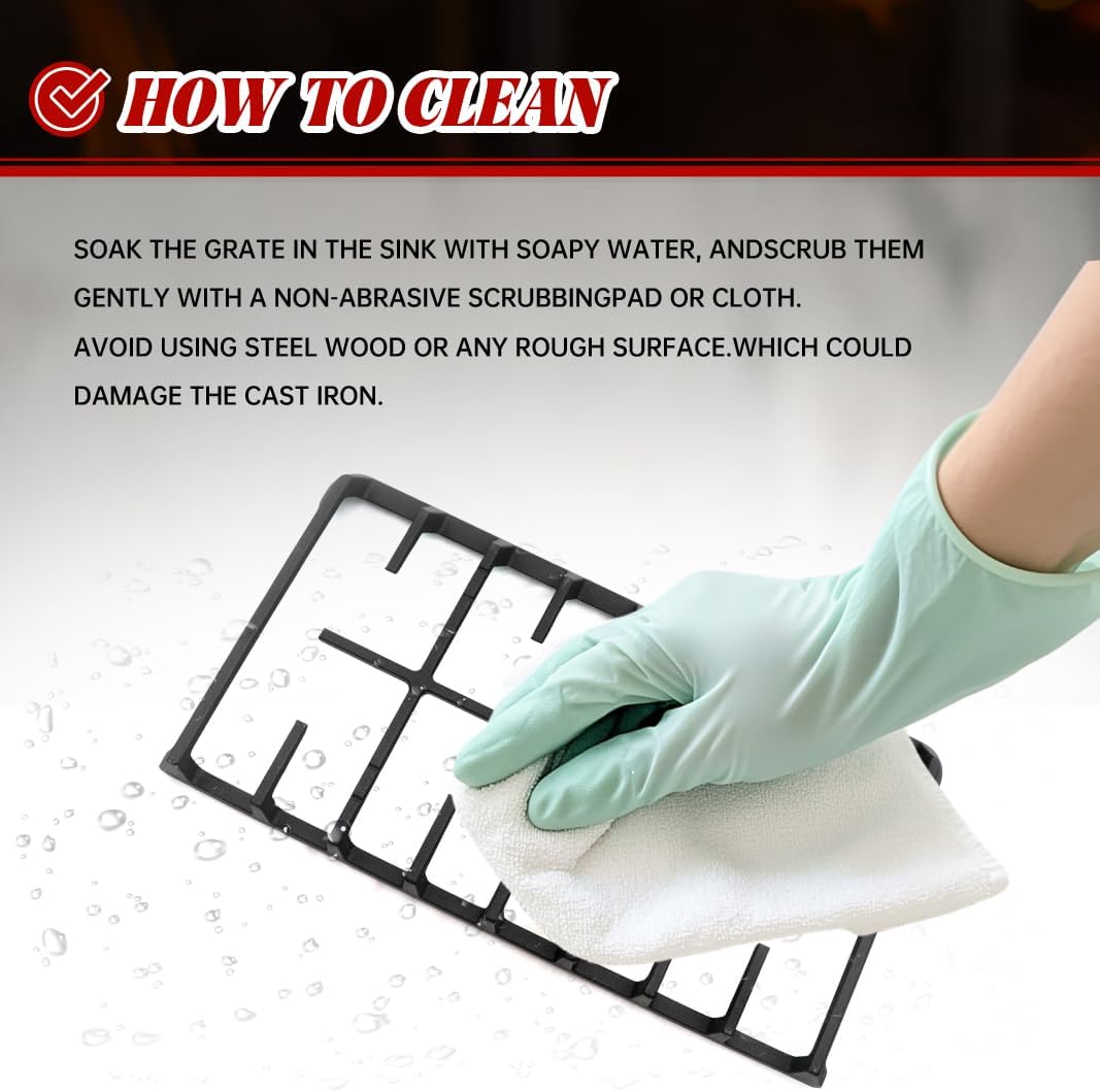 DG94-00937A DG94-00468B Side Grate Replacement for Samsung Stove Parts