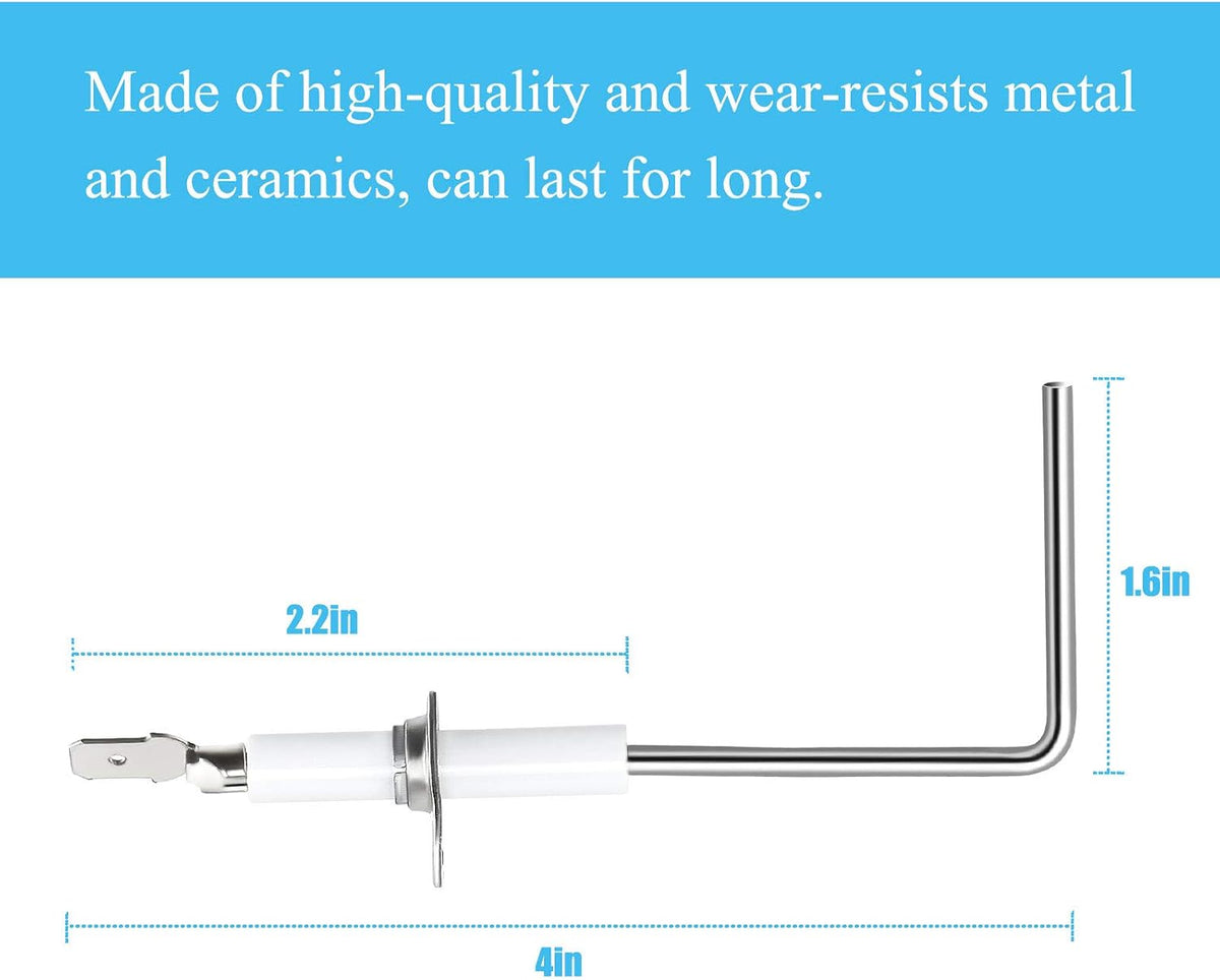 62-23543-01 Furnace Burner Flame Sensor Rod for Rheem - By TOMOON（3 pack）