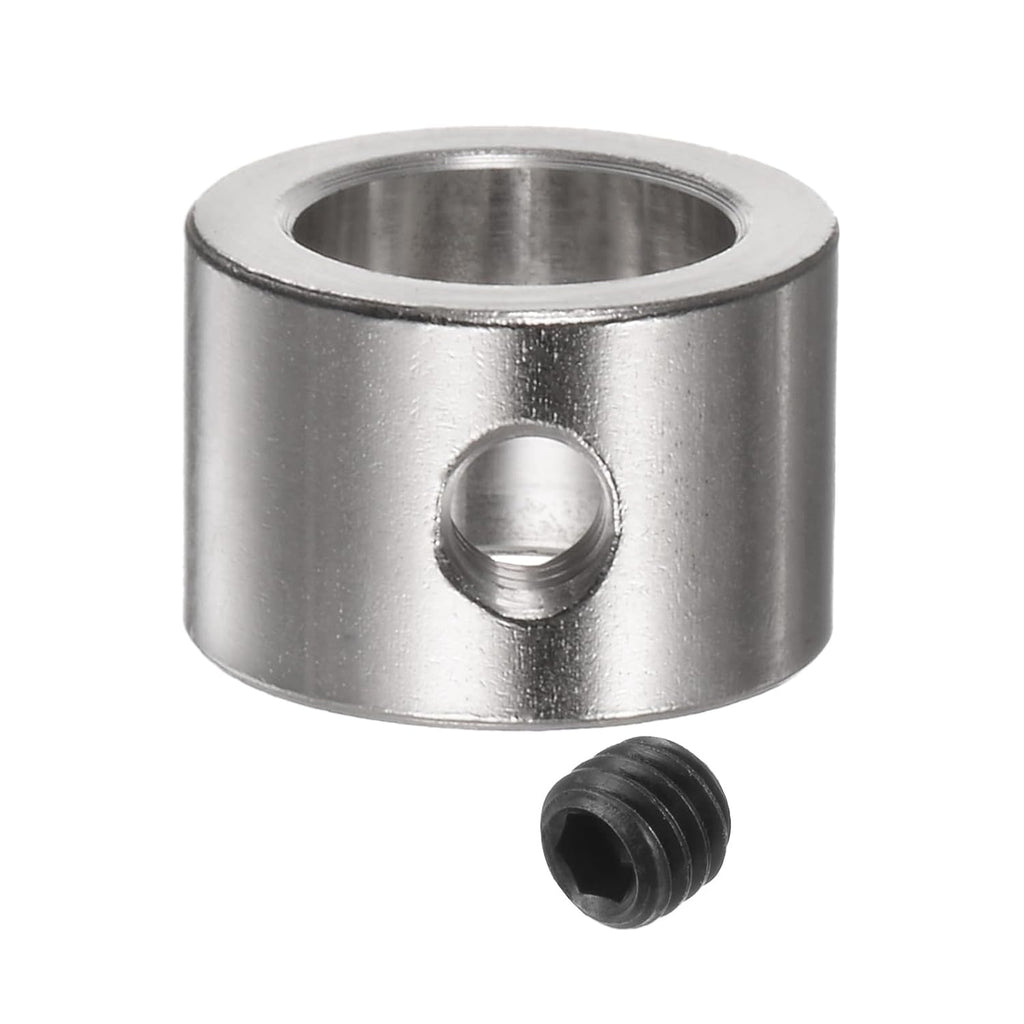 uxcell 10pcs Set Screw Collars 12mm Bore Shaft Collars, 18mm OD, 12mm Width, Landing Gear Stopper Wheel Collar