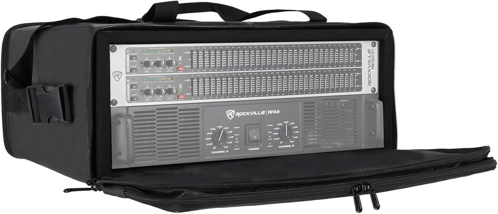RRB45 V2 4U Rack Bag, 16in Depth, Double-Sided Access, Removable Rack Case, Padded Shoulder Strap | Shoulder Strap
