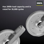 4 inch Garage Door Pulley with fork and bolt