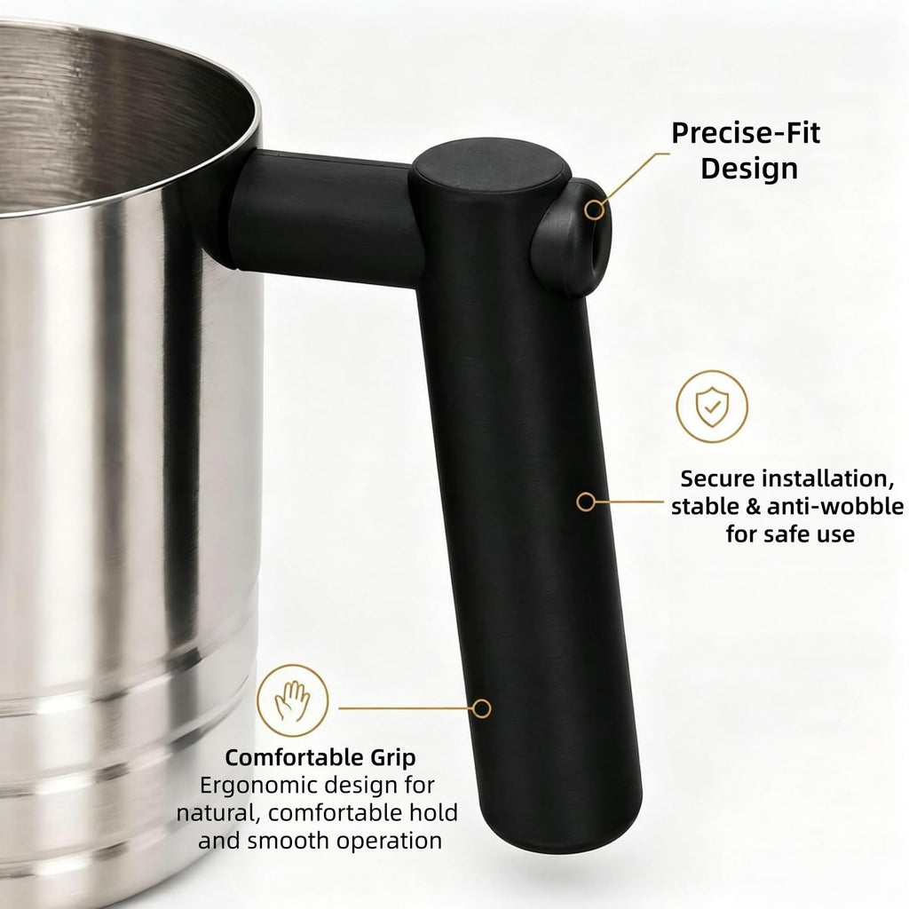 Replacement Handle Compatible with Ninja ES601 & ES701 – Ergonomic Non-Slip Grip for Milk Frothing Pitcher, Durable & Easy Install