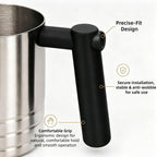 Replacement Handle Compatible with Ninja ES601 & ES701 – Ergonomic Non-Slip Grip for Milk Frothing Pitcher, Durable & Easy Install