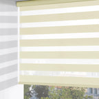 Cordless Zebra Blinds for Windows, Pull Down Roller Window Shades