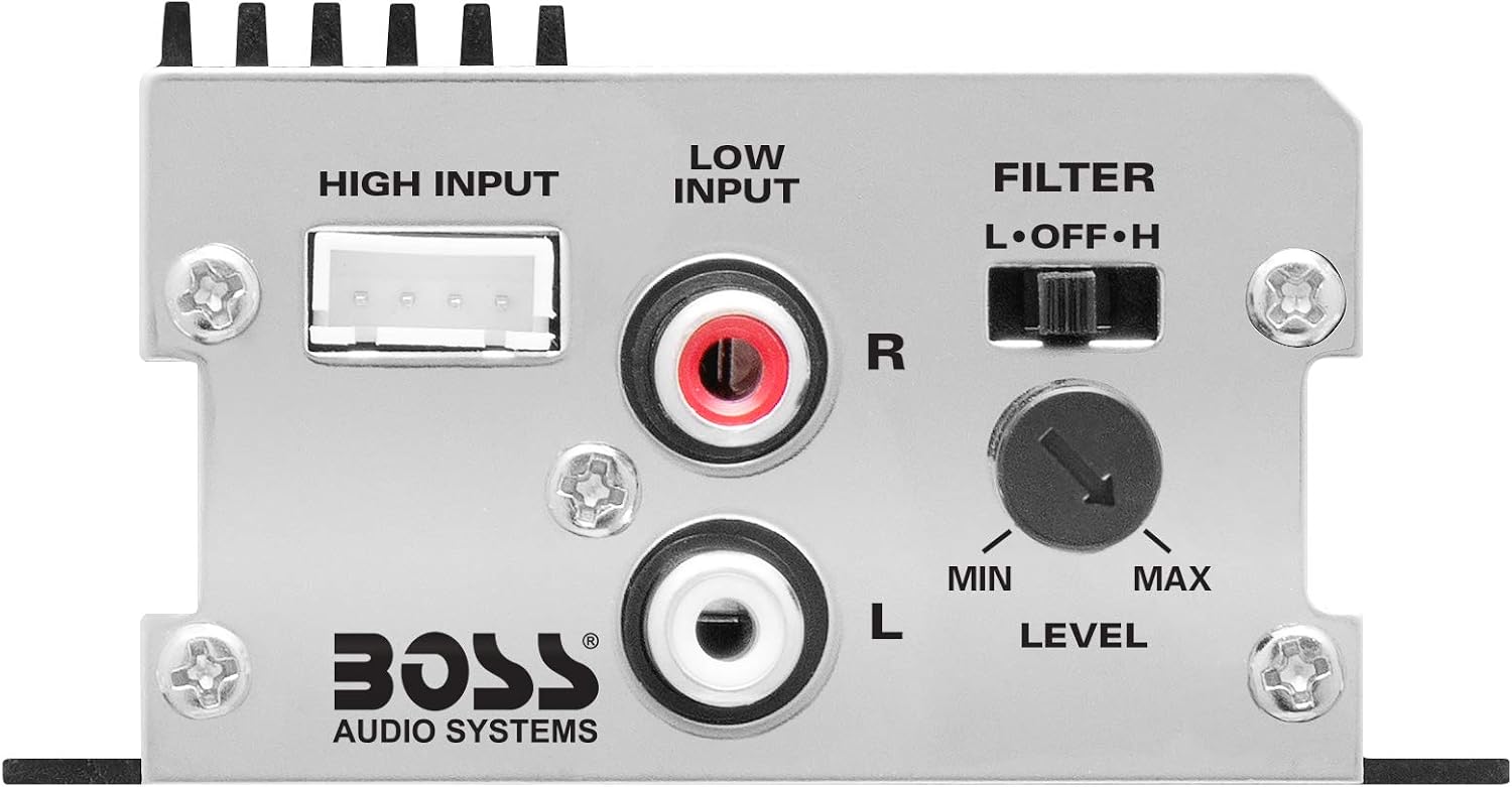 CE102 2 Channel Car Amplifier, High/Low Pass Crossover